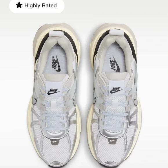 Nike White and Tan Athletic Shoes - Picture 2 of 7